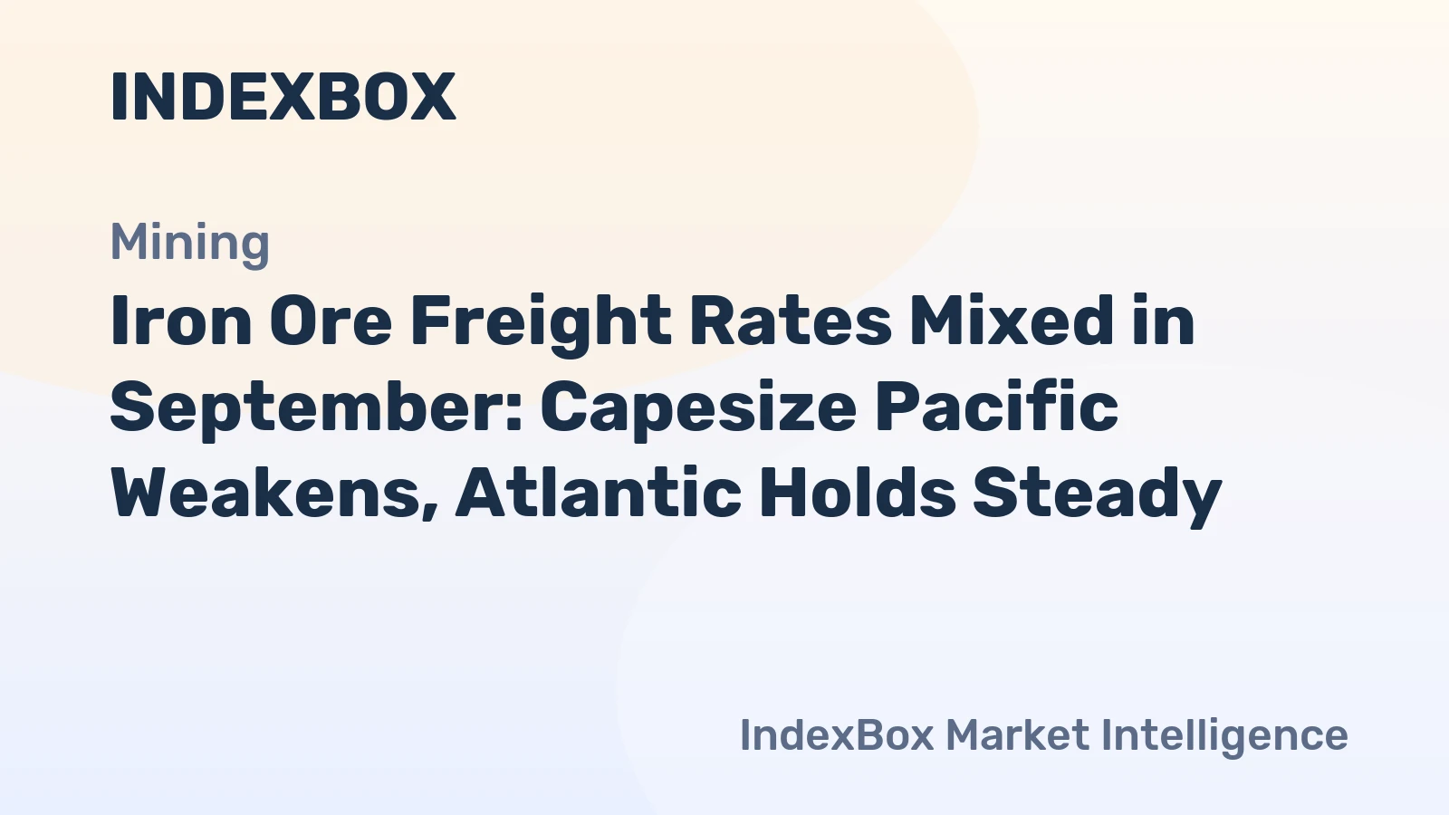 Iron ore loading at Tubarao port showing current market dynamics