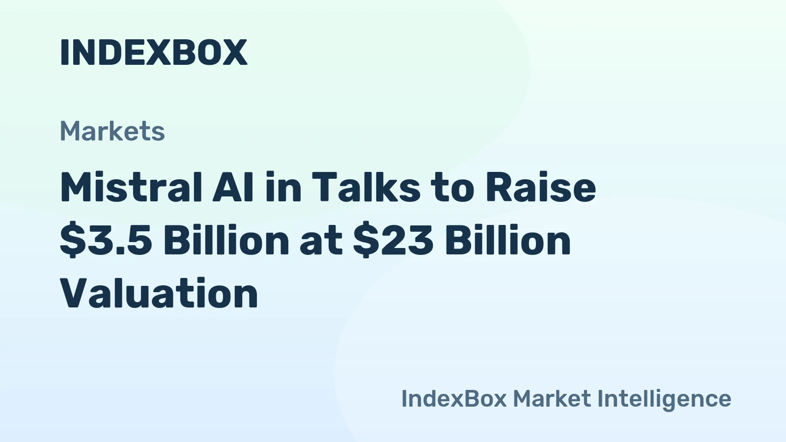Mistral AI funding in progress