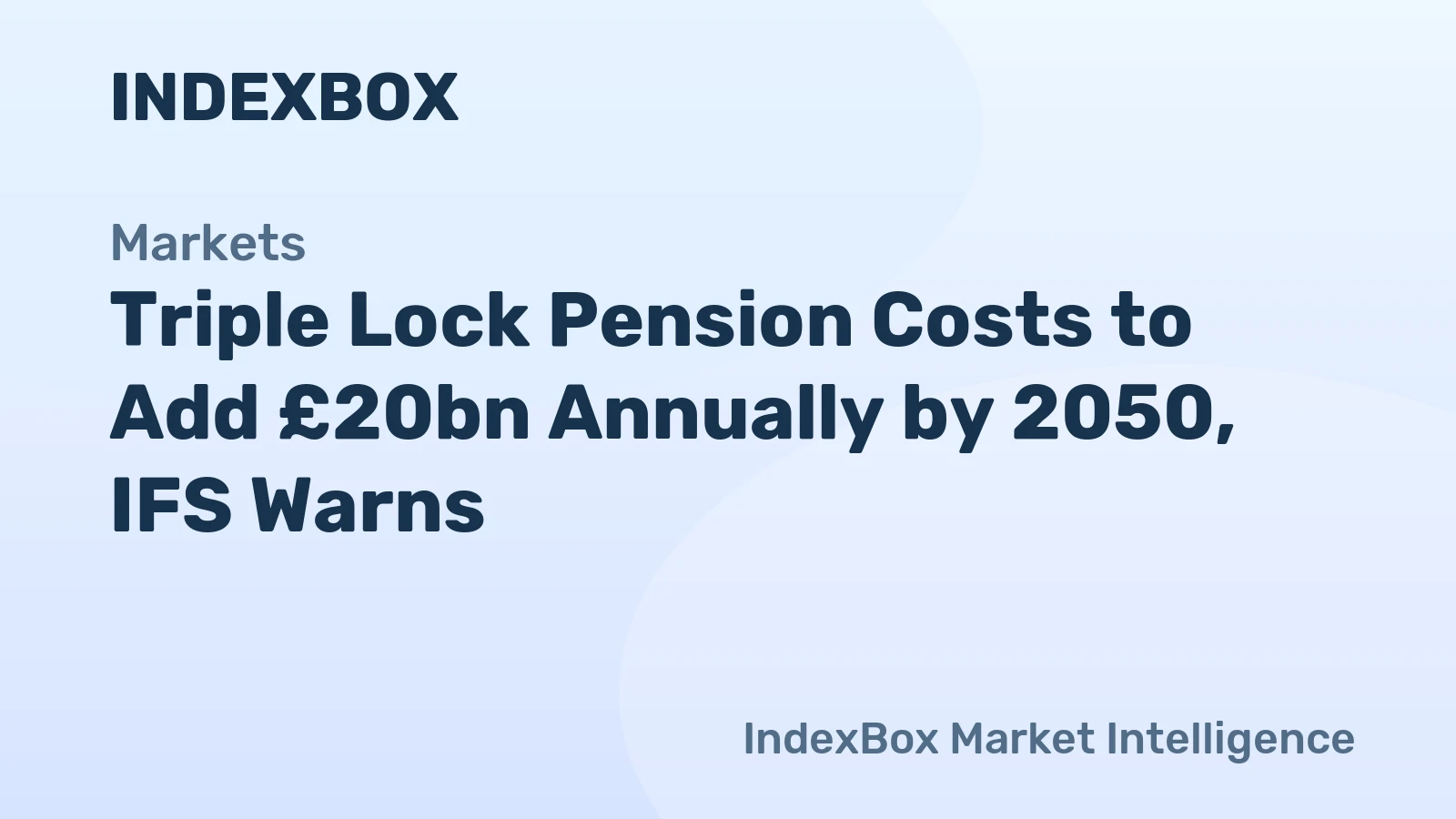 IFS Analysis on Triple Lock Costs