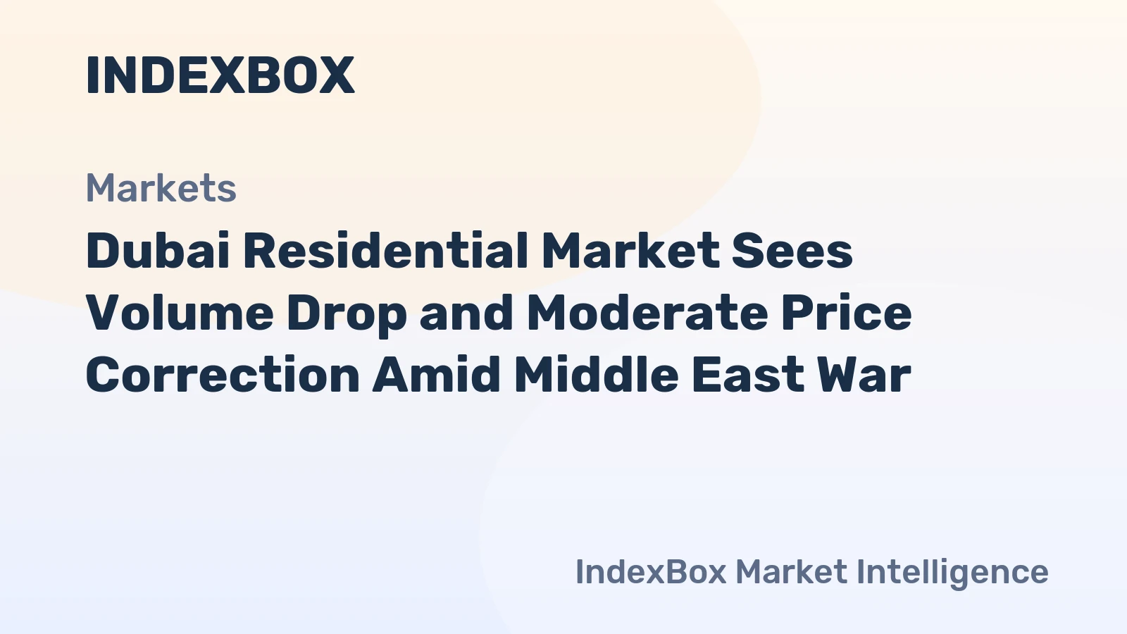 Chart or graphic representing Dubai real estate market trends
