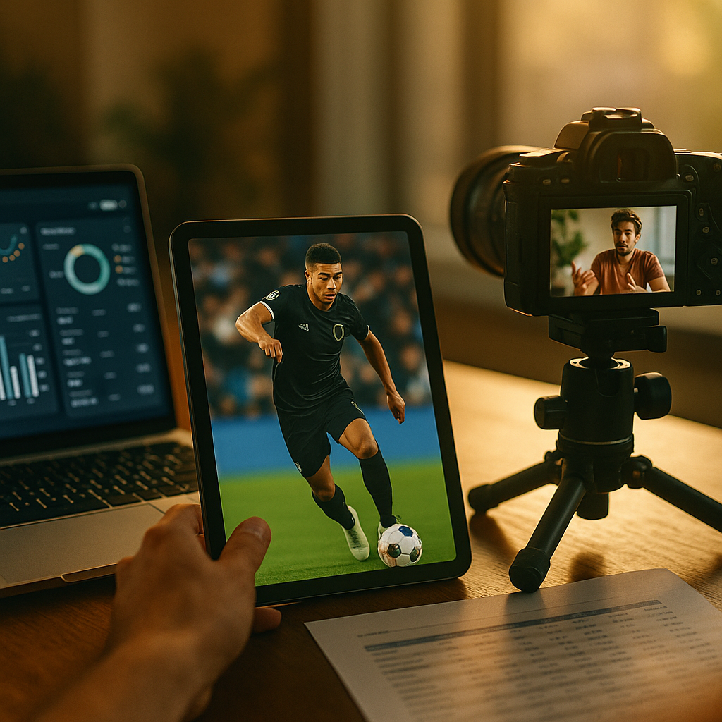 DAZN Media+ interface concept