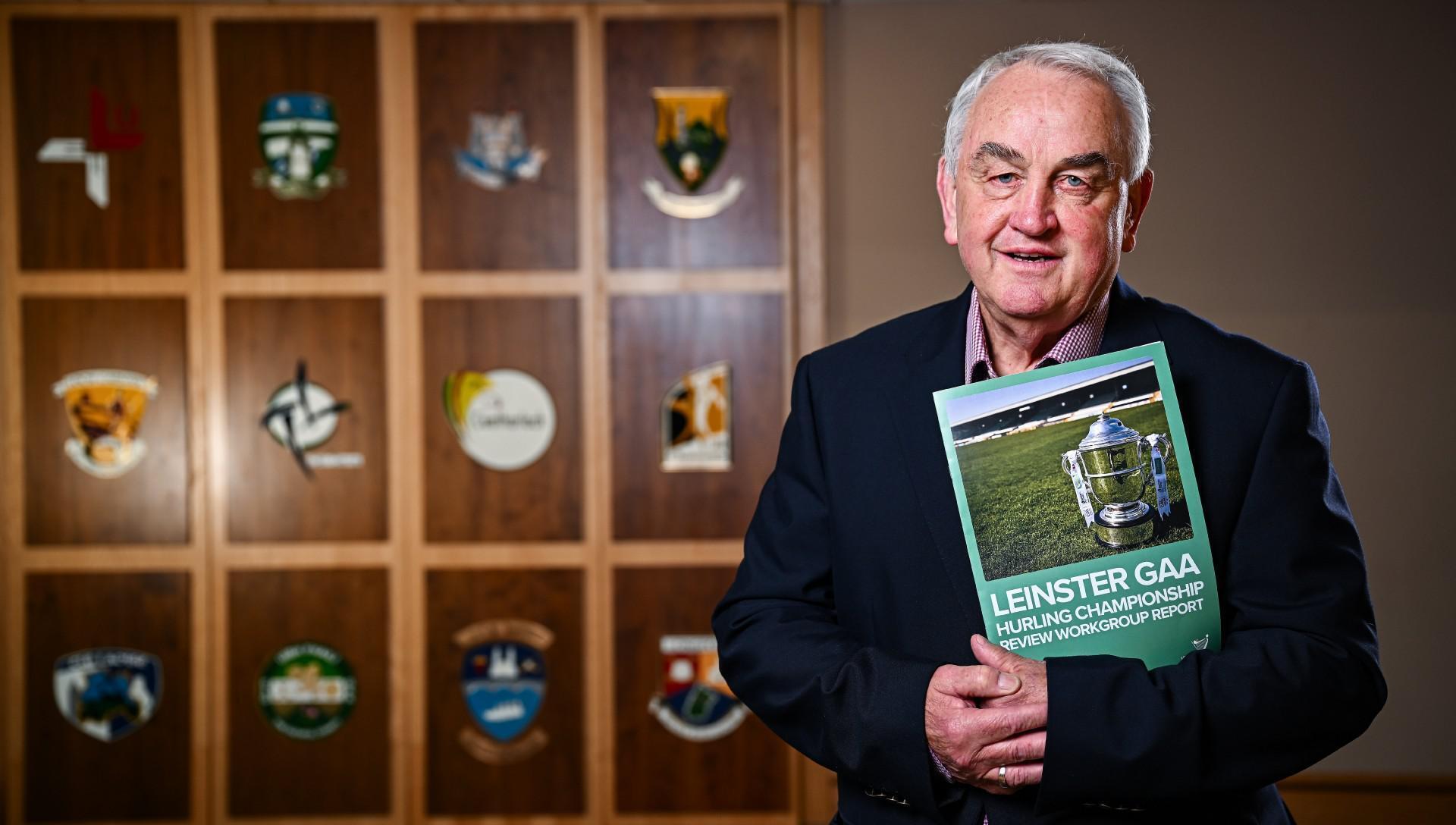 Nickey Brennan speaking at a GAA event