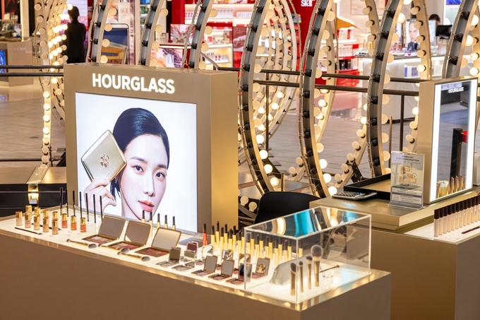 Hourglass pop-up store at Shinsegae Duty Free Myeong-dong branch