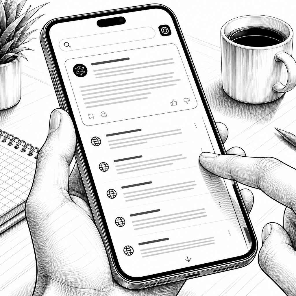 German article on AI Overviews changing Google Search