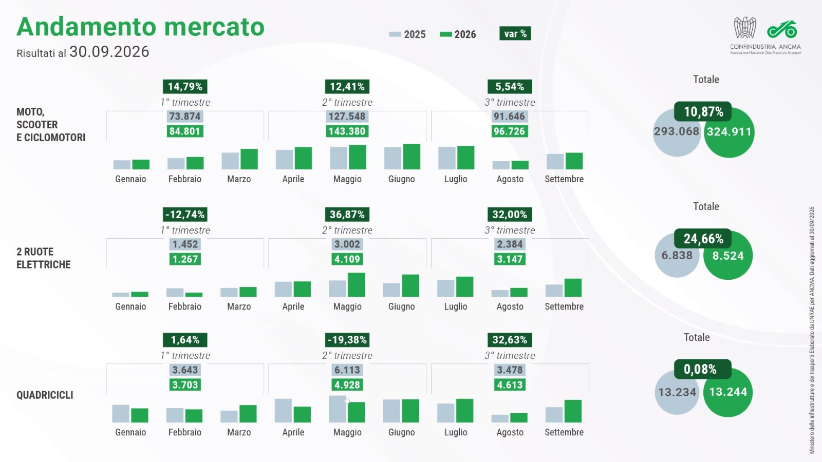 Italian motorcycle market data visualization