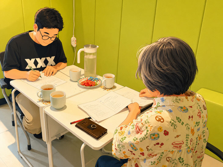 Support for psychological counseling of developmental disability care workers