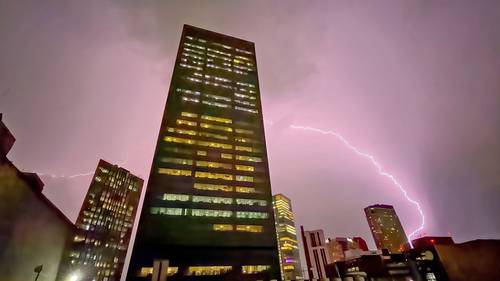 Flooding in Mexico City following heavy rains