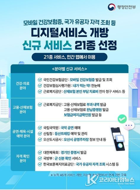 행정안전부 디지털서비스 개방 정책 발표