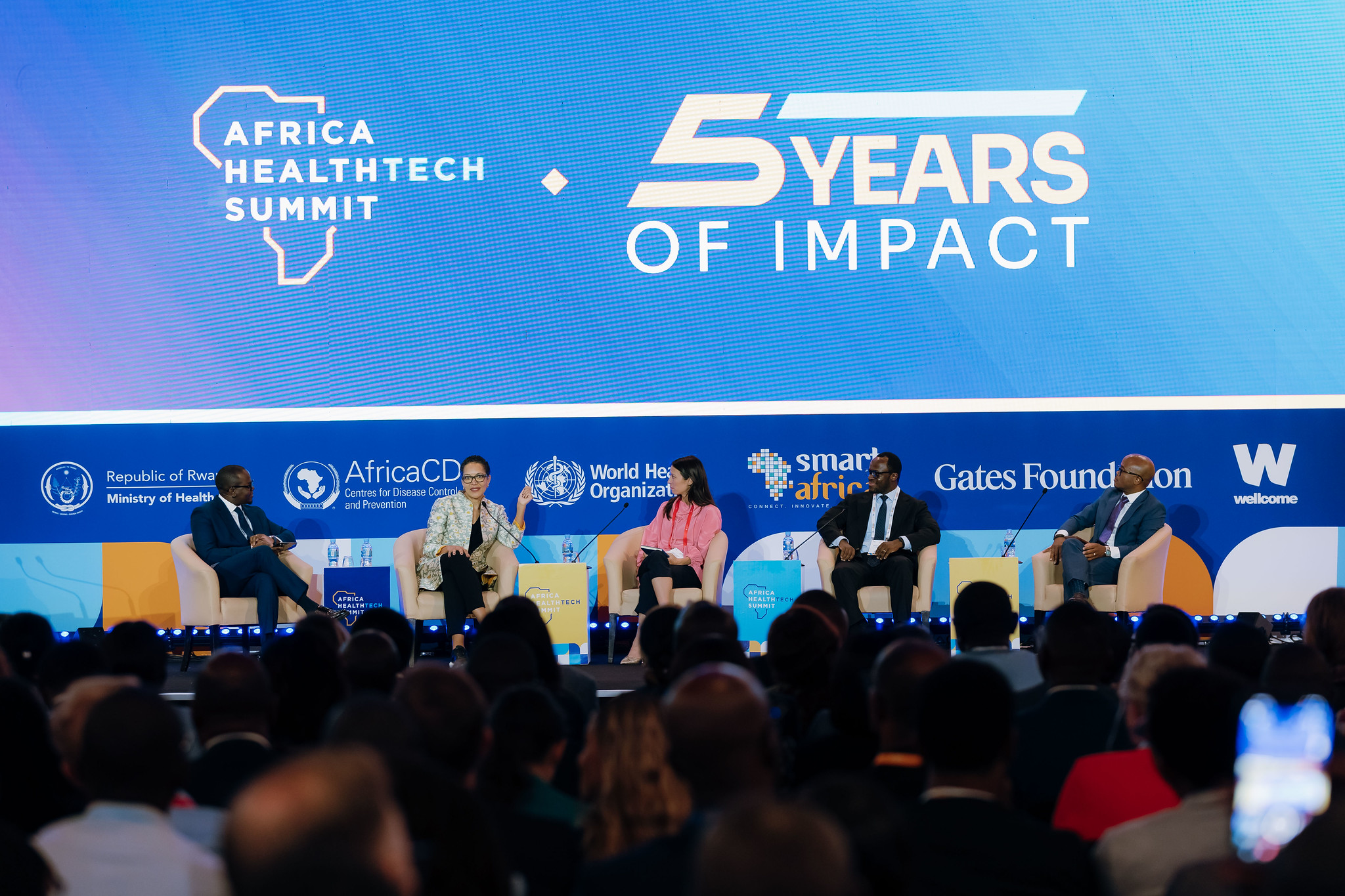 Africa HealthTech Summit participants discussing scaling strategies