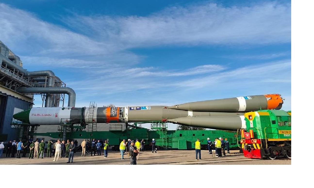 Soyuz rocket at Baikonur