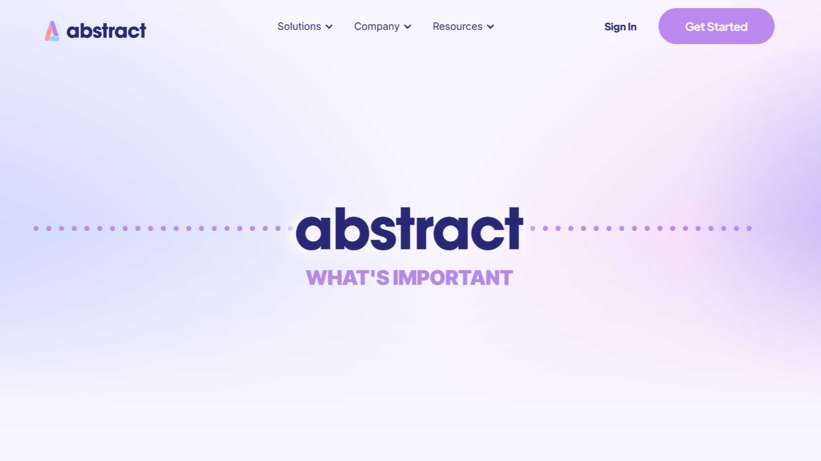 Abstract legislative intelligence platform homepage