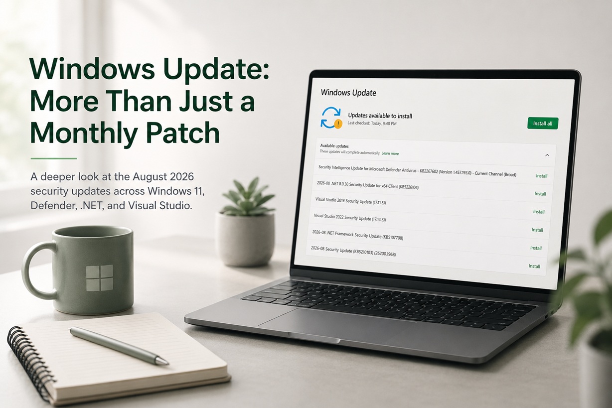 Windows 11 August 2026 security update patch bundle graphic