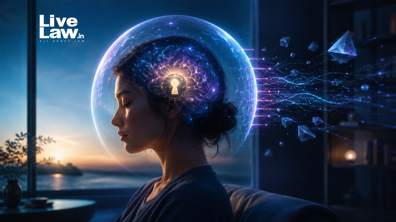 Conceptual image representing mental privacy and neurotechnology ethics