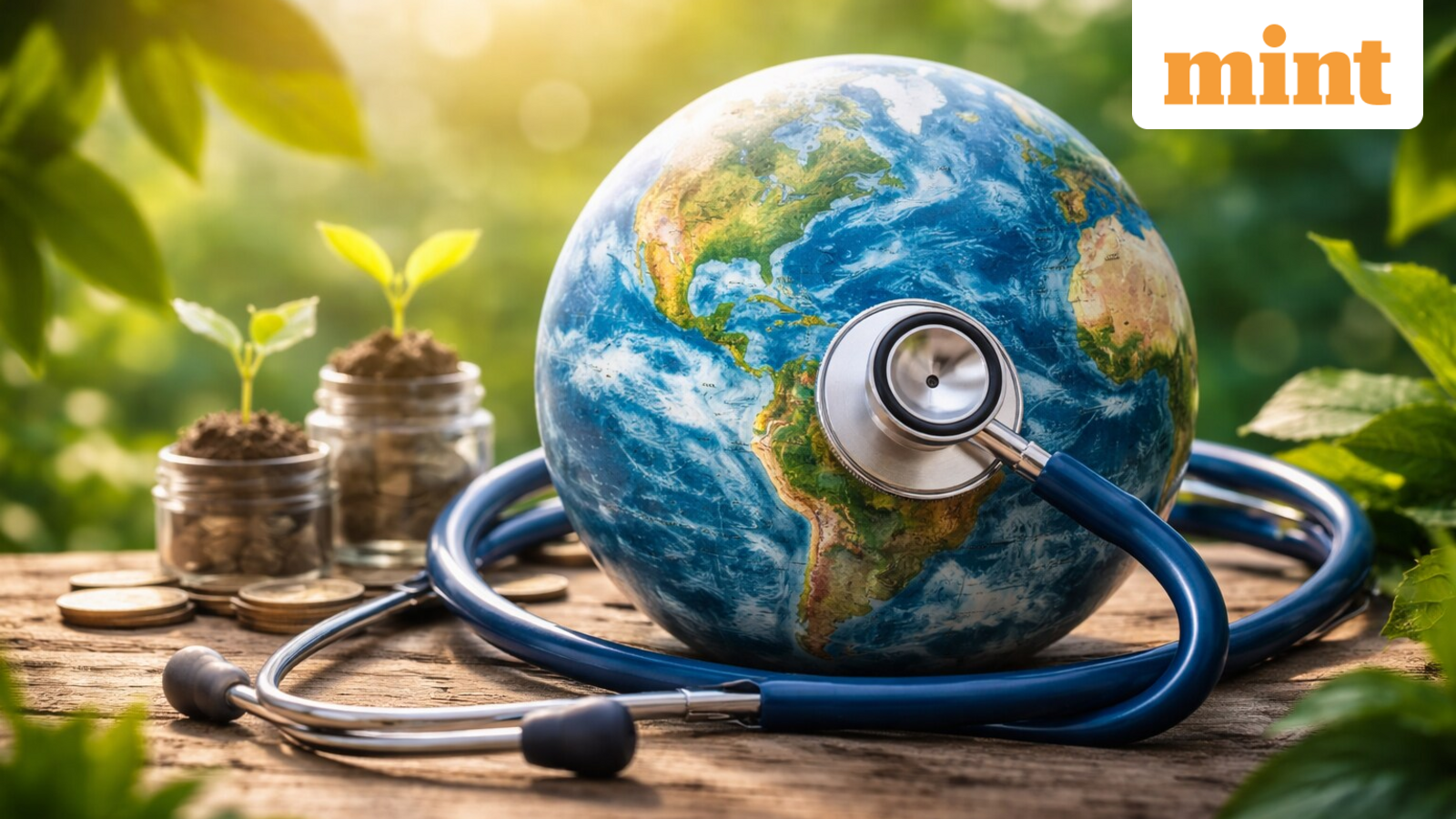 ESG capital rotation from climate to health illustration