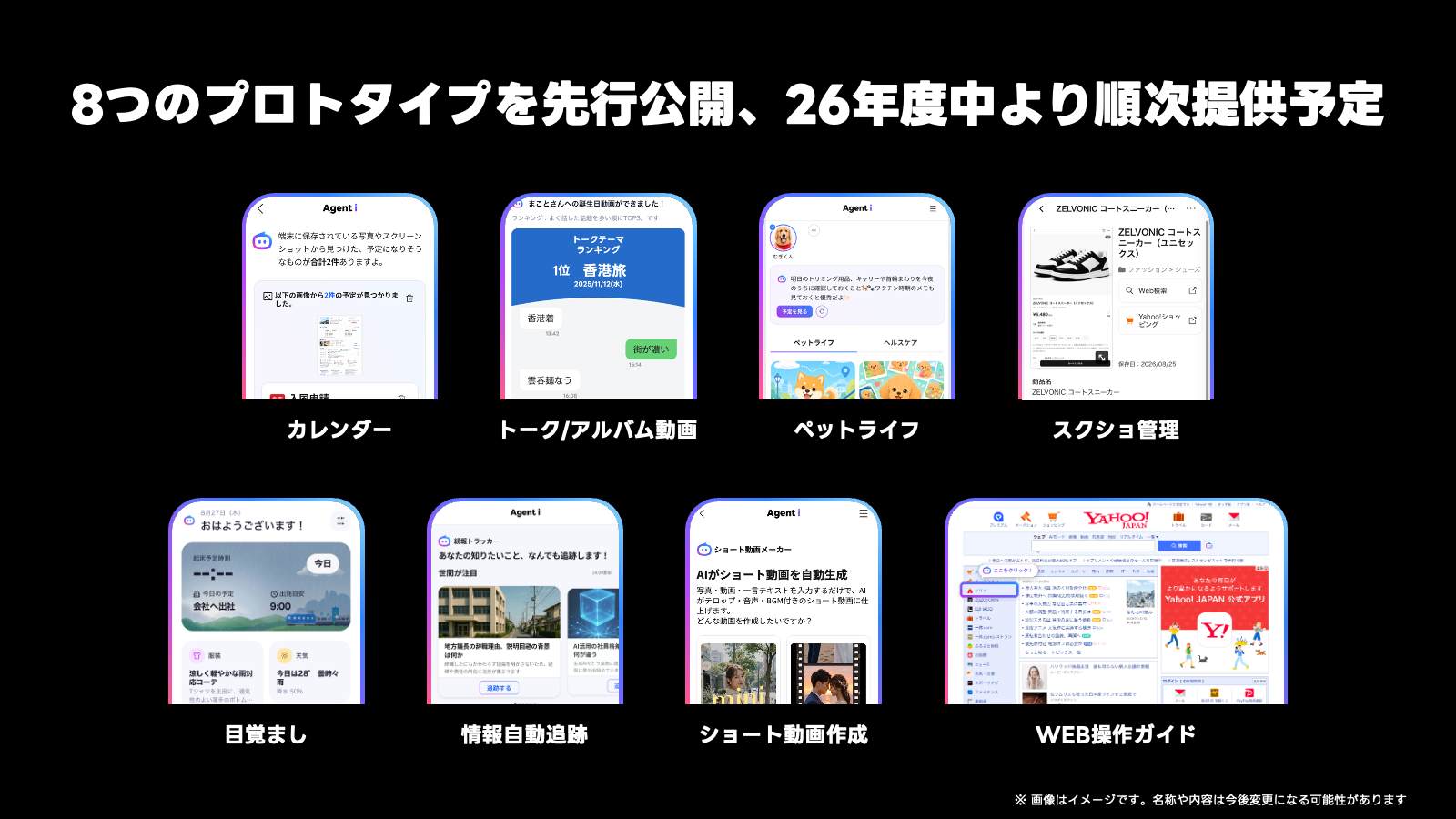LINE Yahoo's new AI agent prototypes