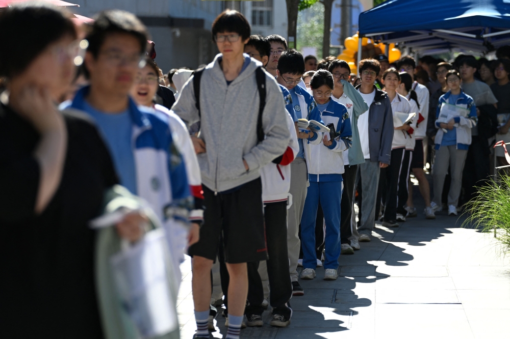 China National College Entrance Exam Scene
