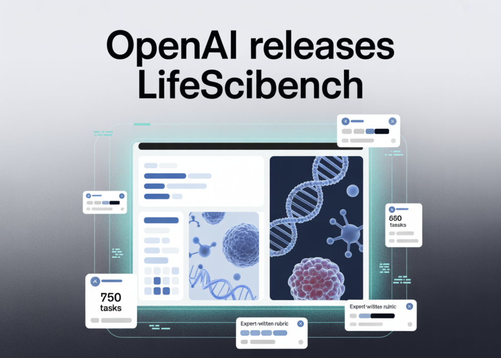 LifeSciBench Benchmark Schematic