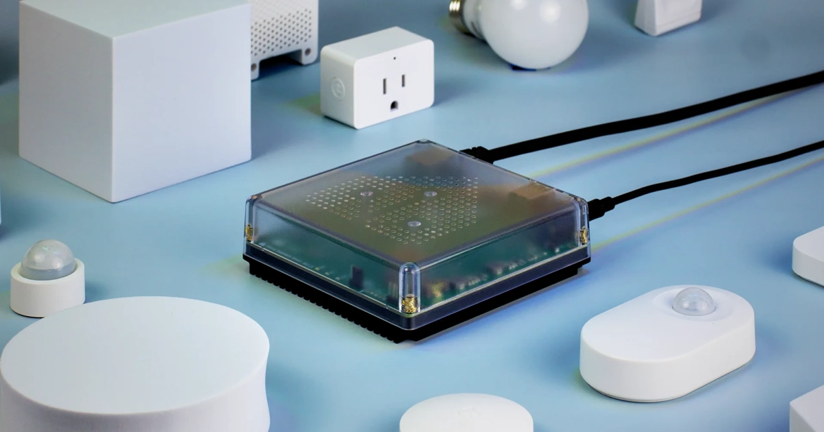 Home Assistant Interface showing the new Matter network topology map
