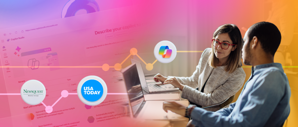USA TODAY newsroom employing AI tools for editorial workflows.