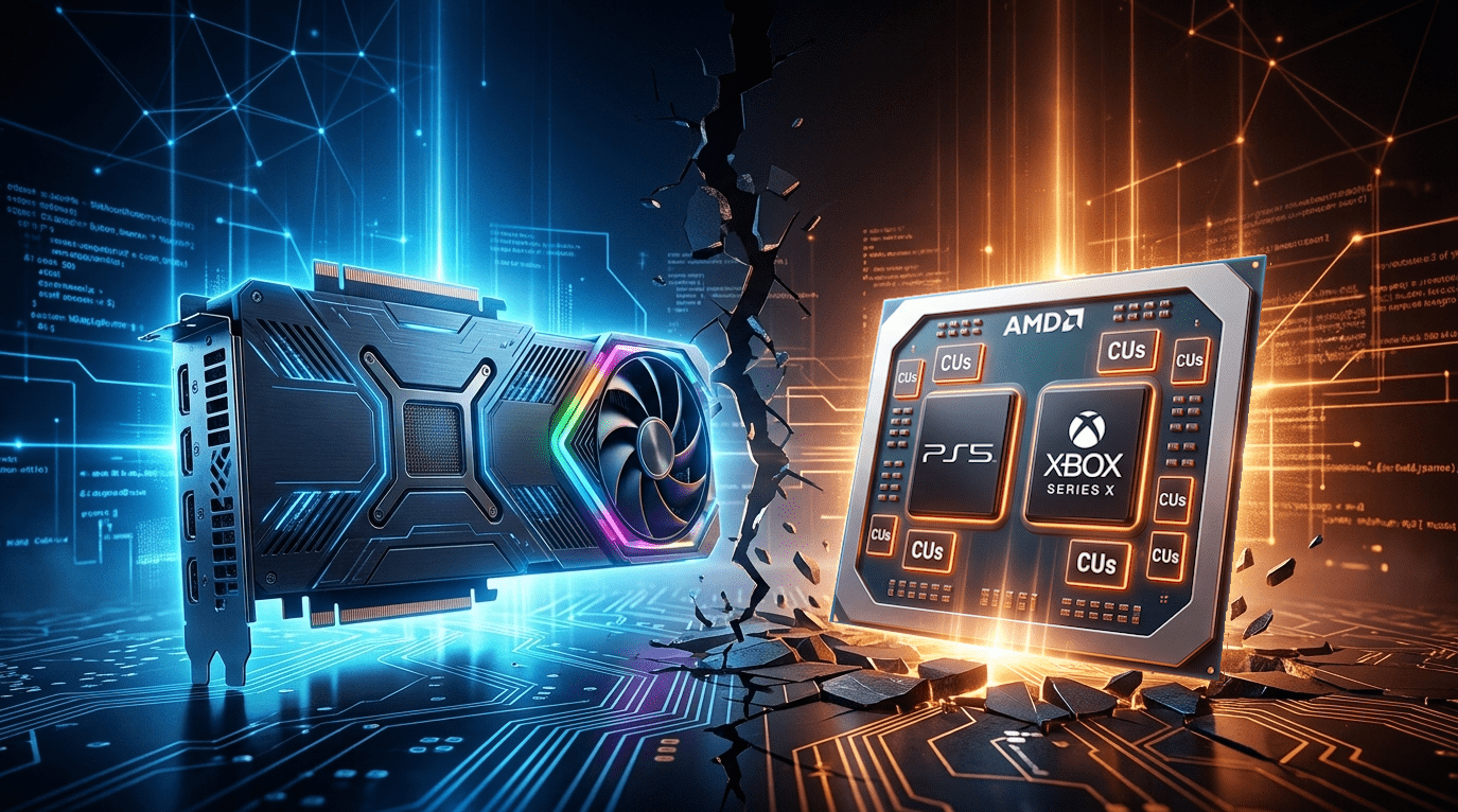 Comparison of console and PC GPU graphics power