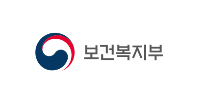 보건복지부 로고 및 주요 공지사항