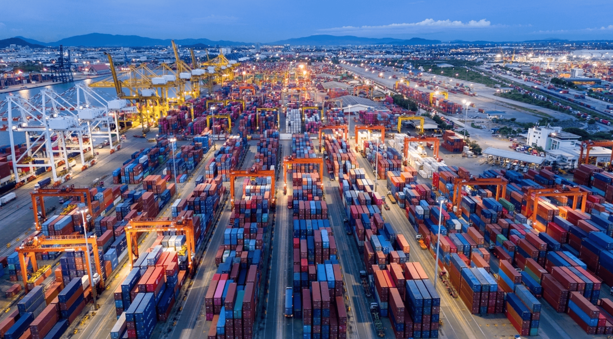 Chart showing rising freight rates on the global container market in Q4 2026