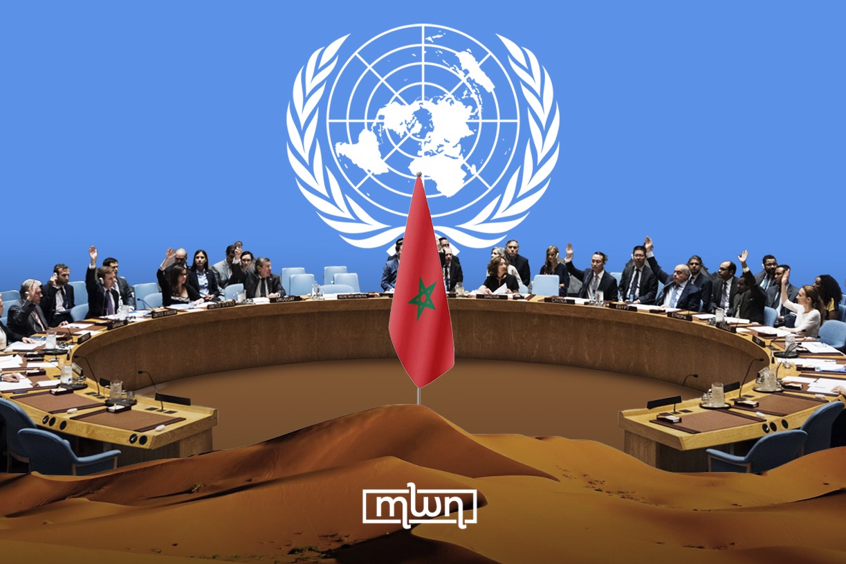 Image of the UN Security Council chamber during a meeting