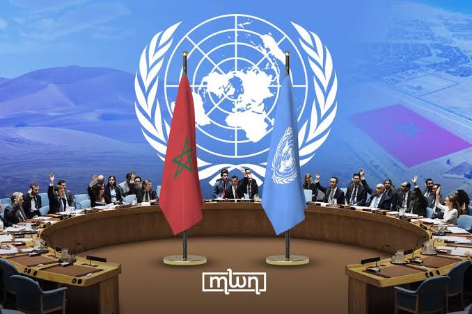 Image of the UN Security Council chamber discussing the Western Sahara draft