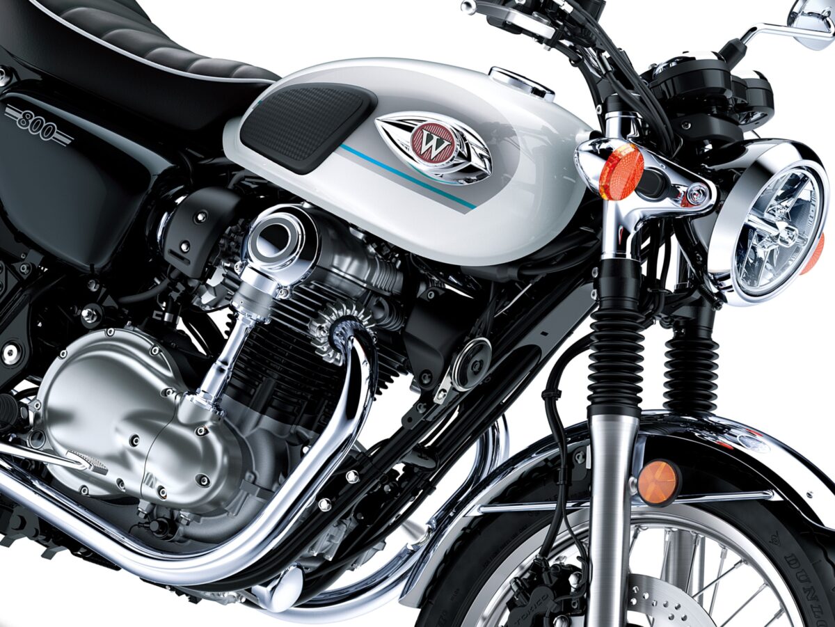 Kawasaki W800 2027 model release report from Motomegane