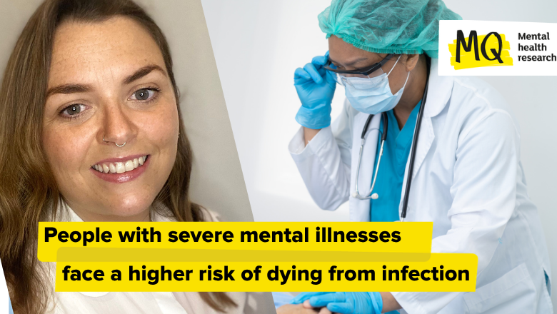 A medical research image related to infection risk and immune function in people with severe mental illness