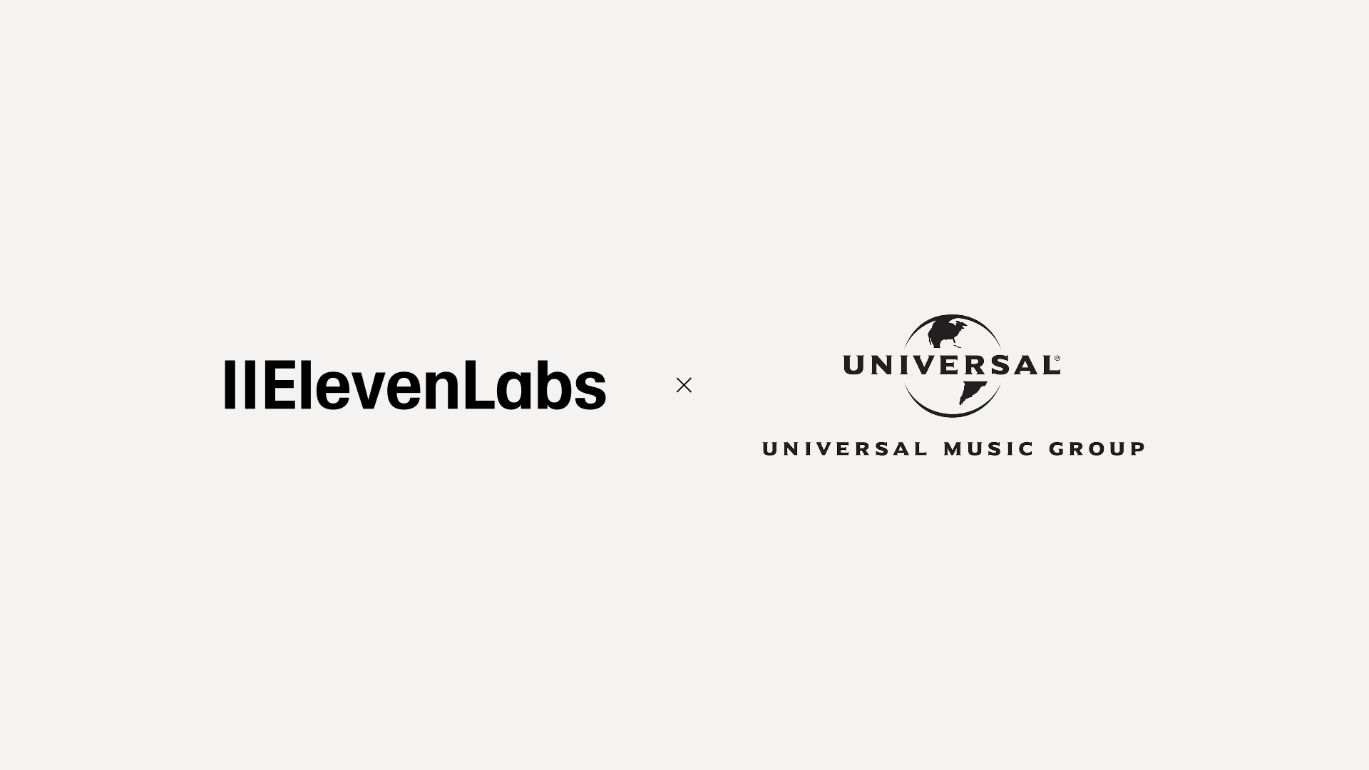 ElevenLabs and Universal Music Group logos