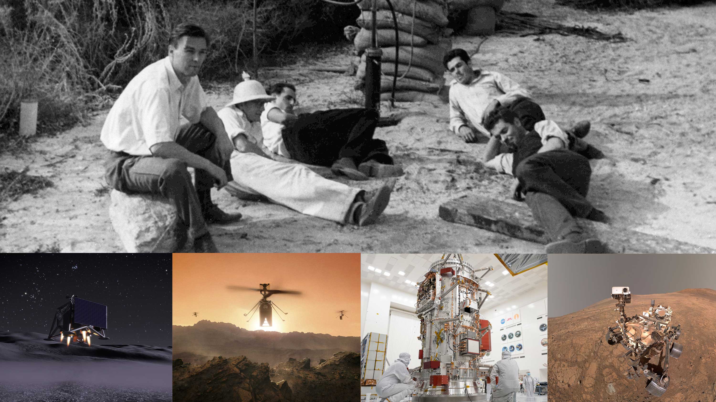 JPL 90th Anniversary Collage
