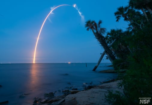 Falcon 9 booster landing