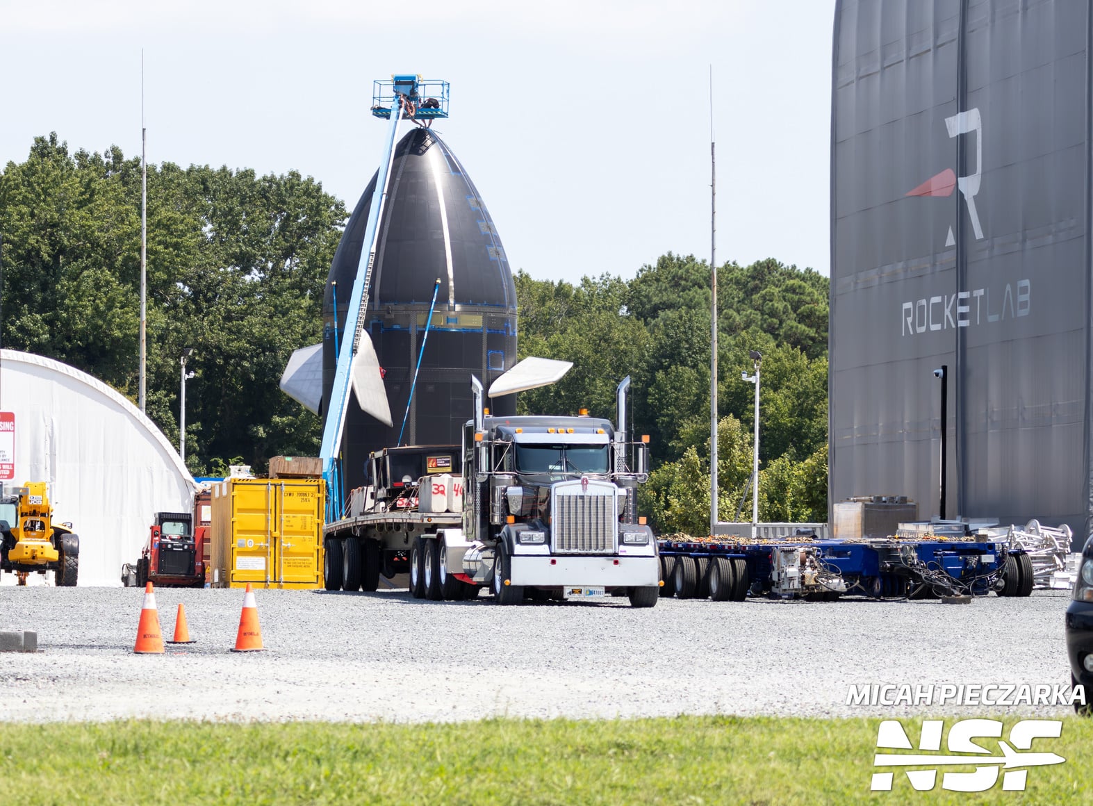 Rocket Lab mobile launch complex