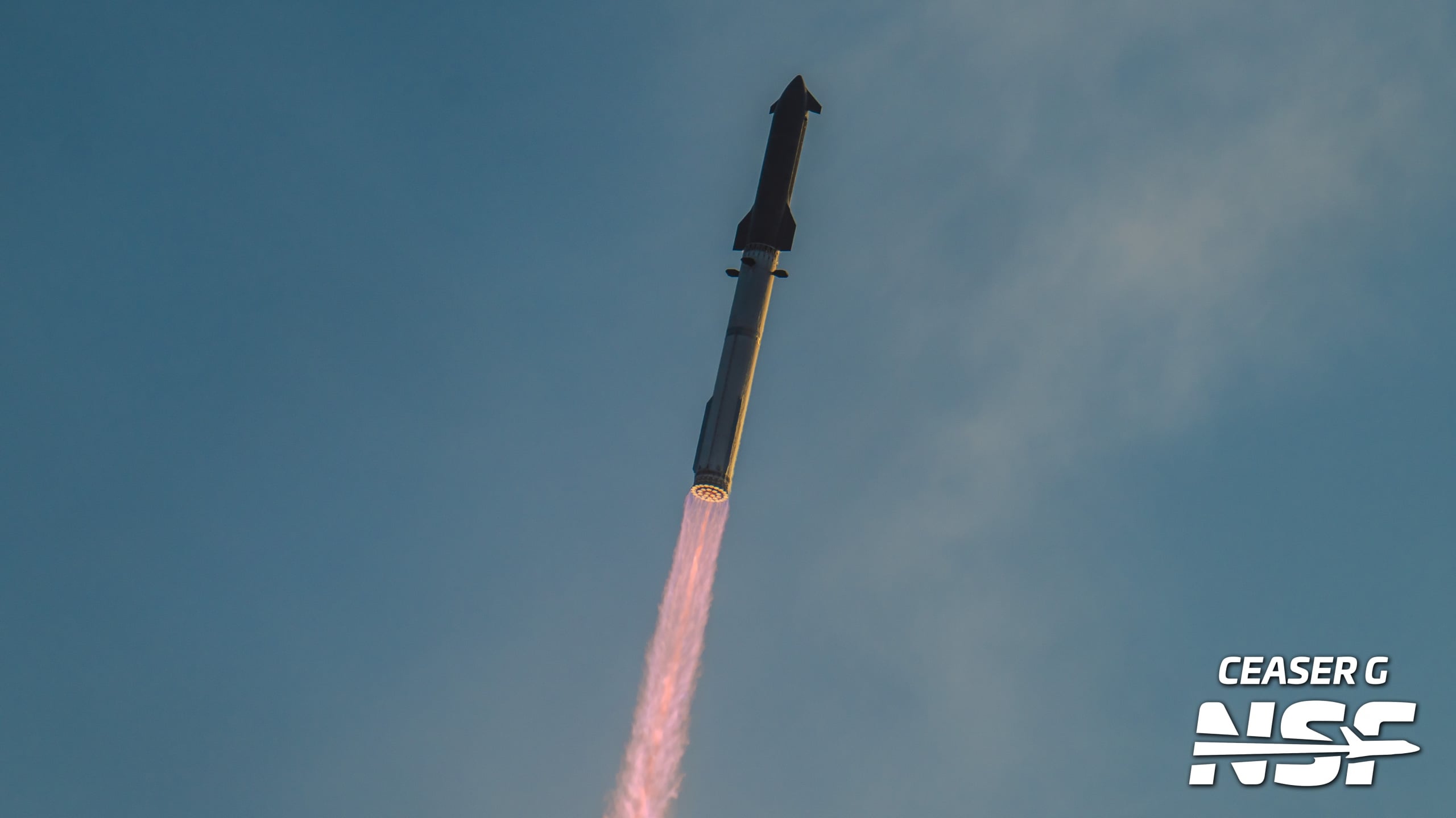 SpaceX Starship Ship 41 in orbit after successful insertion burn, deploying Starlink satellites.