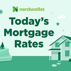 Chart showing recent mortgage rate trends