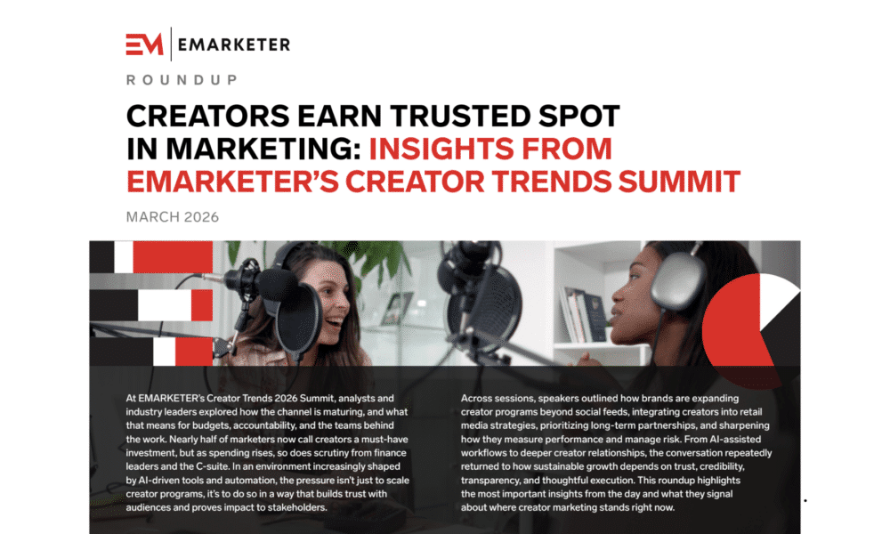 U.S. creator marketing spending surpassing $21 billion in 2026