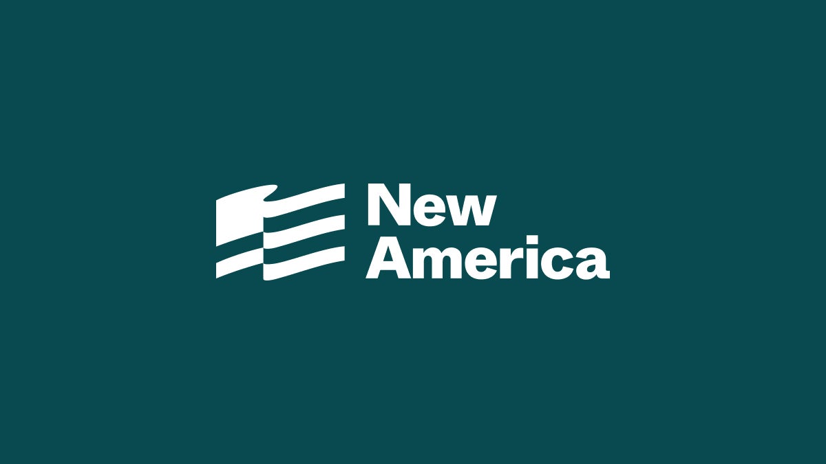 New America logo and survey announcement