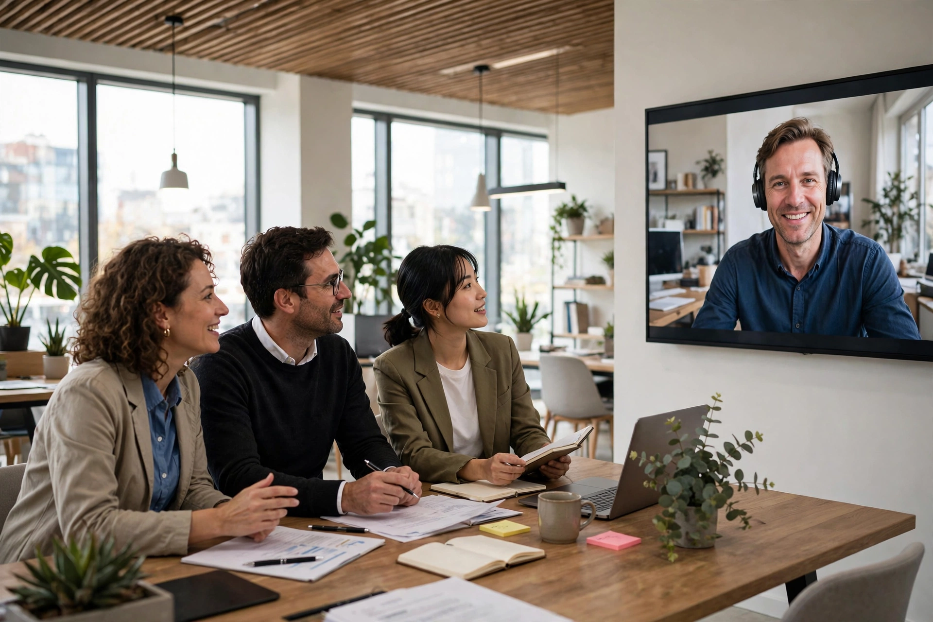 Illustration of hybrid work compromise