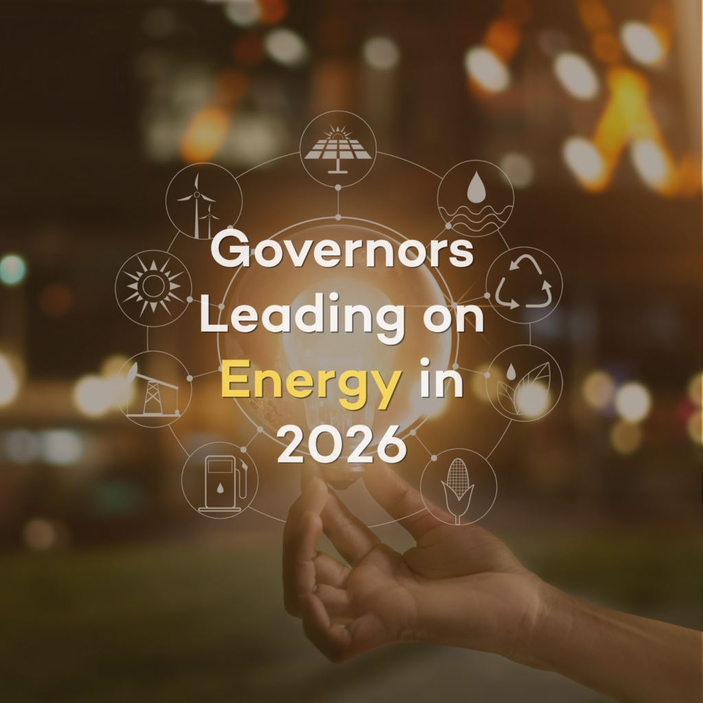 National Governors Association graphic on governors' energy priorities in 2026