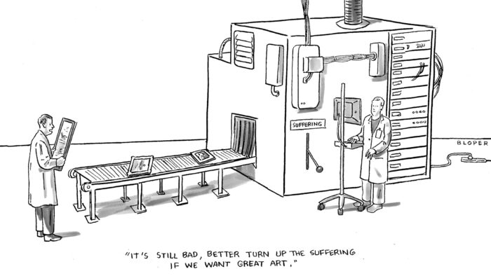 Cartoon by Brendan Loper used for comparison