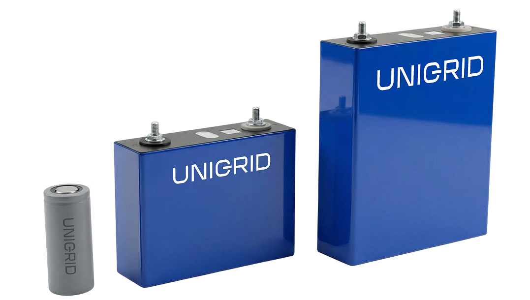 Unigrid sodium-ion battery cells