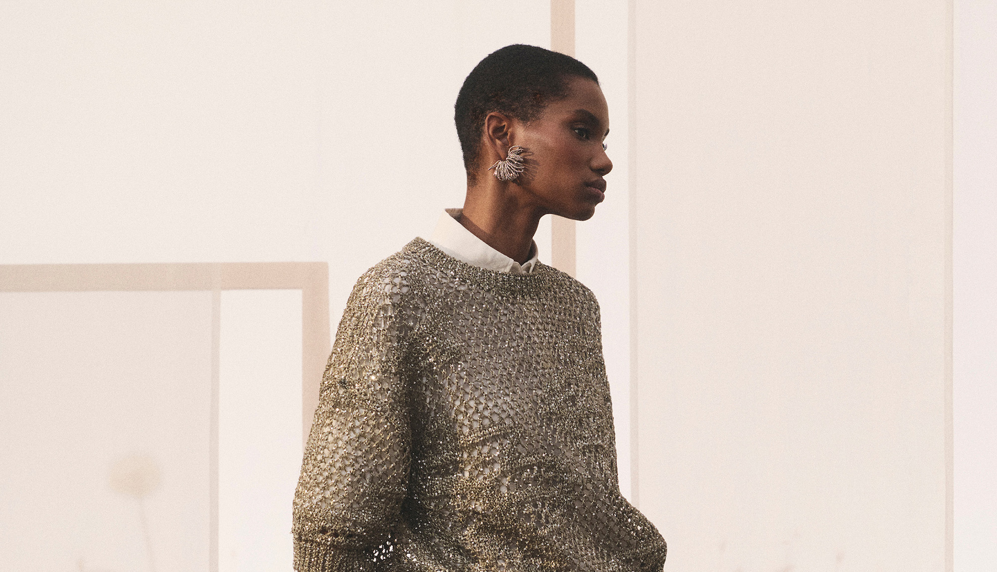 Brunello Cucinelli fashion show imagery