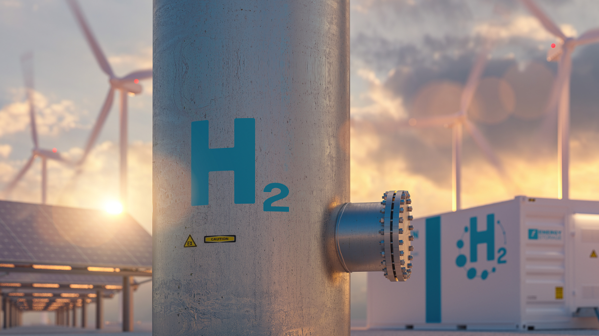 Green hydrogen program illustration