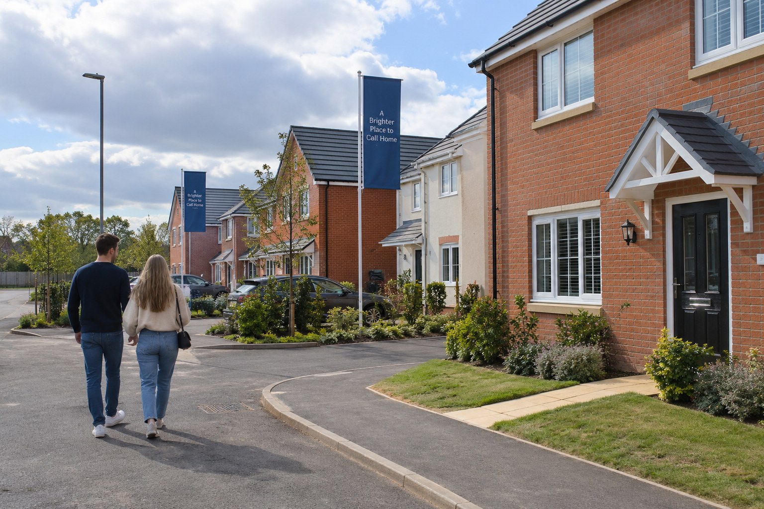 Illustration of new-build housing estates covered by the planned Your First Home scheme