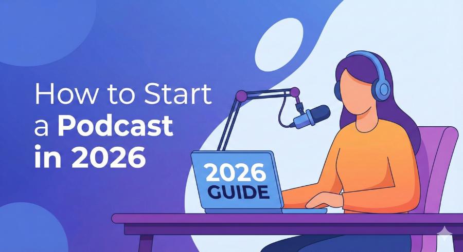 Podcast recording software interface showing text-based audio editing