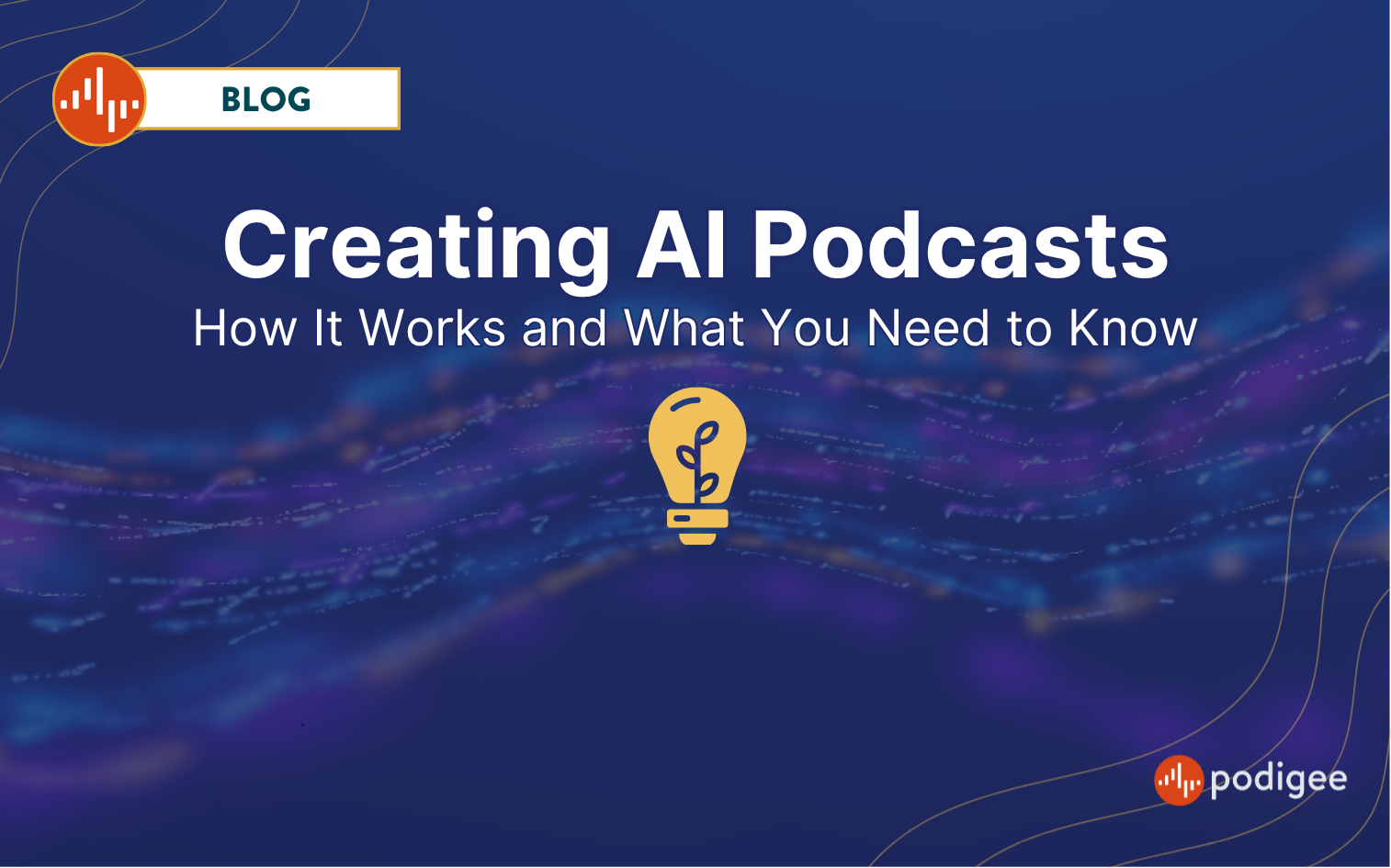 Screenshot of AI podcast creation workflow interface showing multiple editing stages