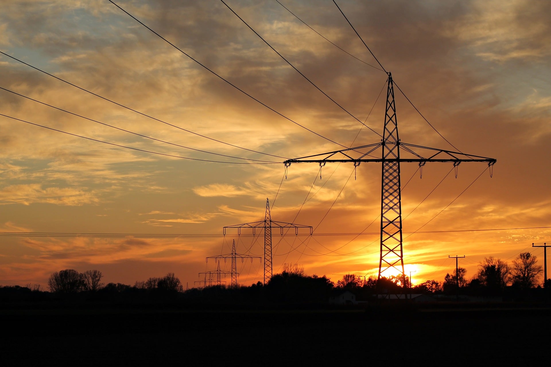 Transmission lines representing grid infrastructure bottlenecks