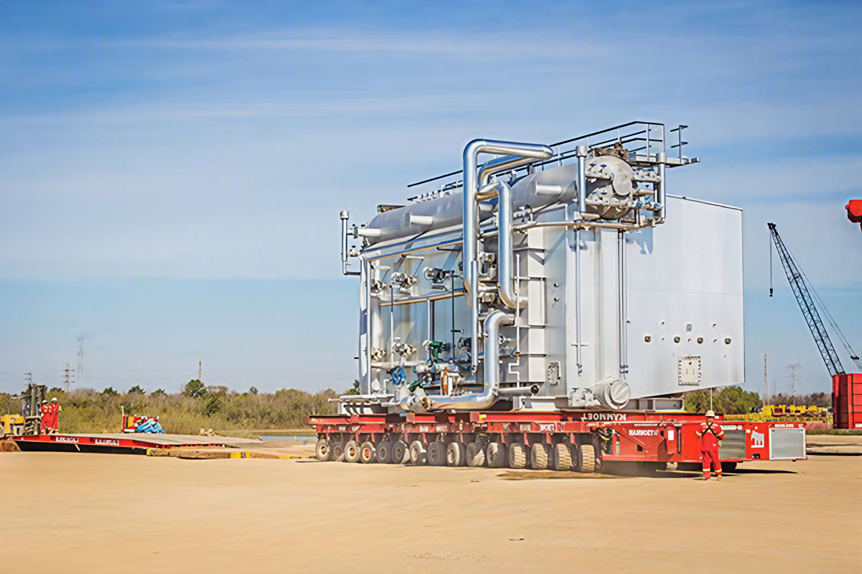 Packaged boiler unit illustration