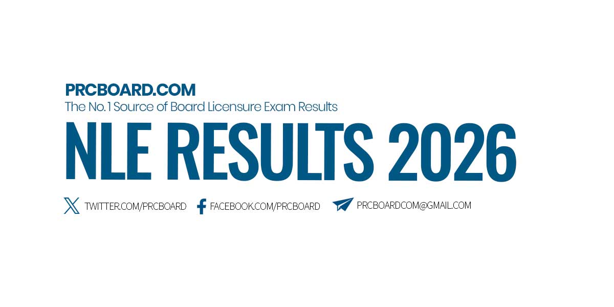 NLE Results 2026 Graphic
